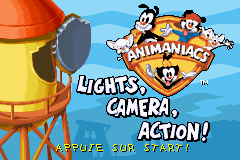 Animaniacs - Lights, Camera, Action (E)(Trashman) Title Screen