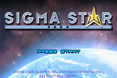 Sigma Star Saga (U)(Trashman) Title Screen