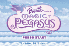 Barbie and The Magic of Pegasus (U)(R18) Title Screen