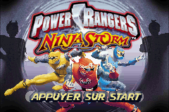 2 in 1 - Power Rangers - Ninja Storm & Power Rangers - Time Force (U)(Trashman) Title Screen