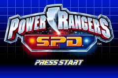 Power Rangers - SPD (U)(Trashman) Title Screen
