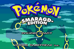 Pokemon Smaragd Edition (G)(Rising Sun) Title Screen