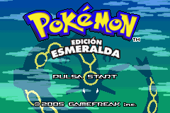 Pokemon Edicion Esmeralda (S)(Independent) Title Screen