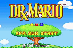 Dr. Mario & Puzzle League (E)(Rising Sun) Title Screen