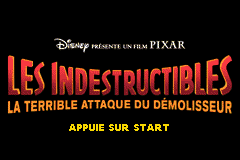 The Incredibles - Rise of the Underminer (E)(Rising Sun) Title Screen