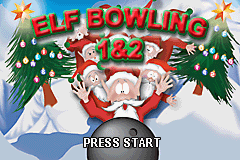 Elf Bowling 1 & 2 (U)(Trashman) Title Screen