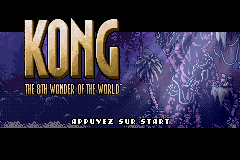 Kong - The 8th Wonder of the World (U)(Trashman) Title Screen