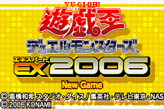 Yu-Gi-Oh Duel Monsters Expert 2006 (J)(WRG) Title Screen