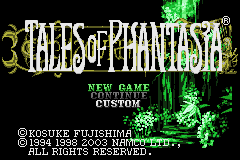 Tales of Phantasia (U)(Independent) Title Screen