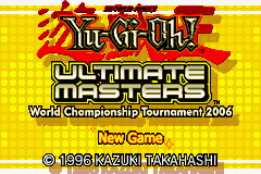 Yu-Gi-Oh! Ultimate Masters 2006 (U)(Trashman) Title Screen