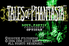 Tales of Phantasia (E)(WRG) Title Screen