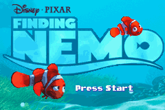2 in 1 - Finding Nemo & The Incredibles (E)(Independent) Title Screen