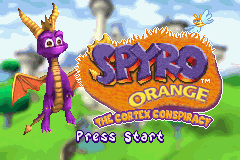 2 in 1 - Crash Bandicoot Purple - Ripto's Rampage & Spyro Orange - The Cortex Conspiracy (U)(Independent) Title Screen