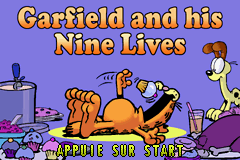 Garfield and his Nine Lives (E)(LightForce) Title Screen
