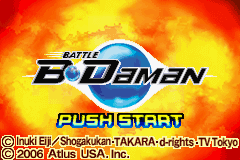 Battle B-Daman (U)(Rising Sun) Title Screen