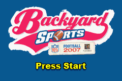 Backyard Sports Football 2007 (U)(Rising Sun) Title Screen