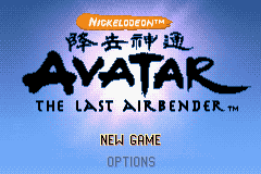 Avatar - The Last Airbender (U)(Rising Sun) Title Screen