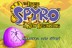 The Legend Of Spyro - A New Beginning (E)(Rising Sun) Title Screen
