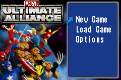 Marvel - Ultimate Alliance (U)(Rising Sun) Title Screen