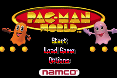 2 in 1 - Ms. Pac-Man - Maze Madness & Pac-Man World (U)(Sir VG) Title Screen