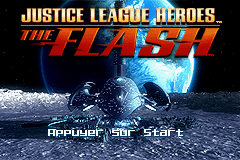 Justice League Heroes - The Flash (E)(Rising Sun) Title Screen
