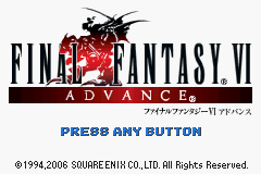 Final Fantasy VI Advance (J)(WRG) Title Screen