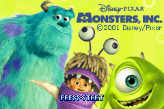 2 in 1 - Finding Nemo & Monsters Inc. (U)(Sir VG) Title Screen