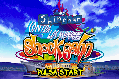 Shinchan contra los Munecos de Shock Gahn (S)(Independent) Title Screen