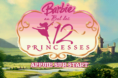Barbie in the 12 Dancing Princesses (E)(Sir VG) Title Screen