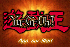 Yu-Gi-Oh! - Yugi Vs Joey Volume 1 - Gameboy Advance Video (F)(Independent) Title Screen