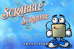 Scrabble Scramble (E)(Sir VG) Title Screen
