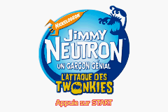 Jimmy Neutron - L'Attaque des Twonkies (F)(Independent) Title Screen