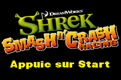 Shrek Smash n' Crash Racing (E)(sUppLeX) Title Screen
