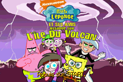 SpongeBob SquarePants and Friends - Battle for Volcano Island (E)(LightForce) Title Screen