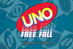 Uno Free Fall (E)(Sir VG) Title Screen