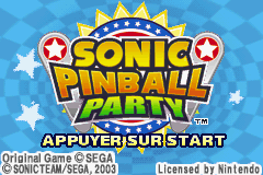 2 in 1 - Sonic Pinball Party & Columns Crown (E)(Independent) Title Screen