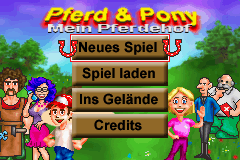 2 In 1 - Pferd And Pony (Mein Pferdehof) & Lass Uns Reiten 2 (G)(sUppLeX) Title Screen