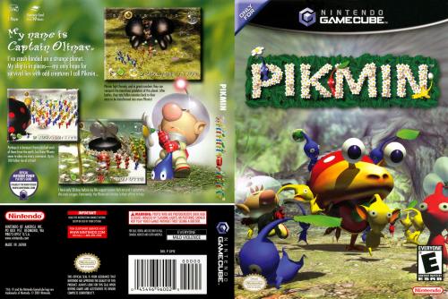 Pikmin (Europe) (En,Fr,De,Es,It) Cover - Click for full size image