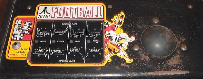 Atari Football (revision 1) Cabinet