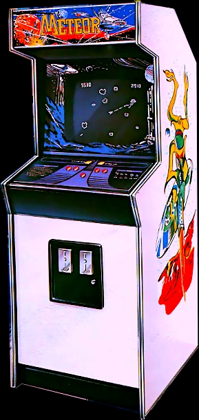 Meteor (bootleg of Asteroids) Cabinet
