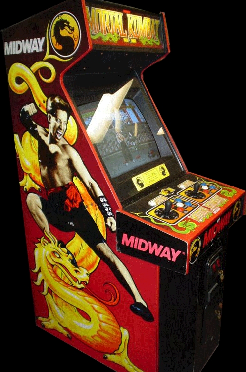 Mortal Kombat (rev 5.0 T-Unit 03/19/93) Cabinet