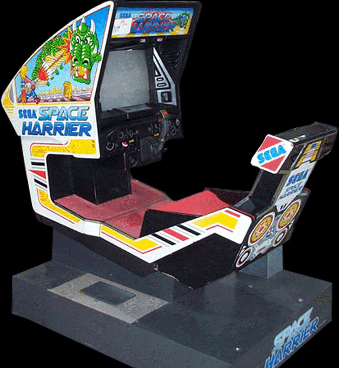Space Harrier (Rev A, 8751 315-5163A) Cabinet