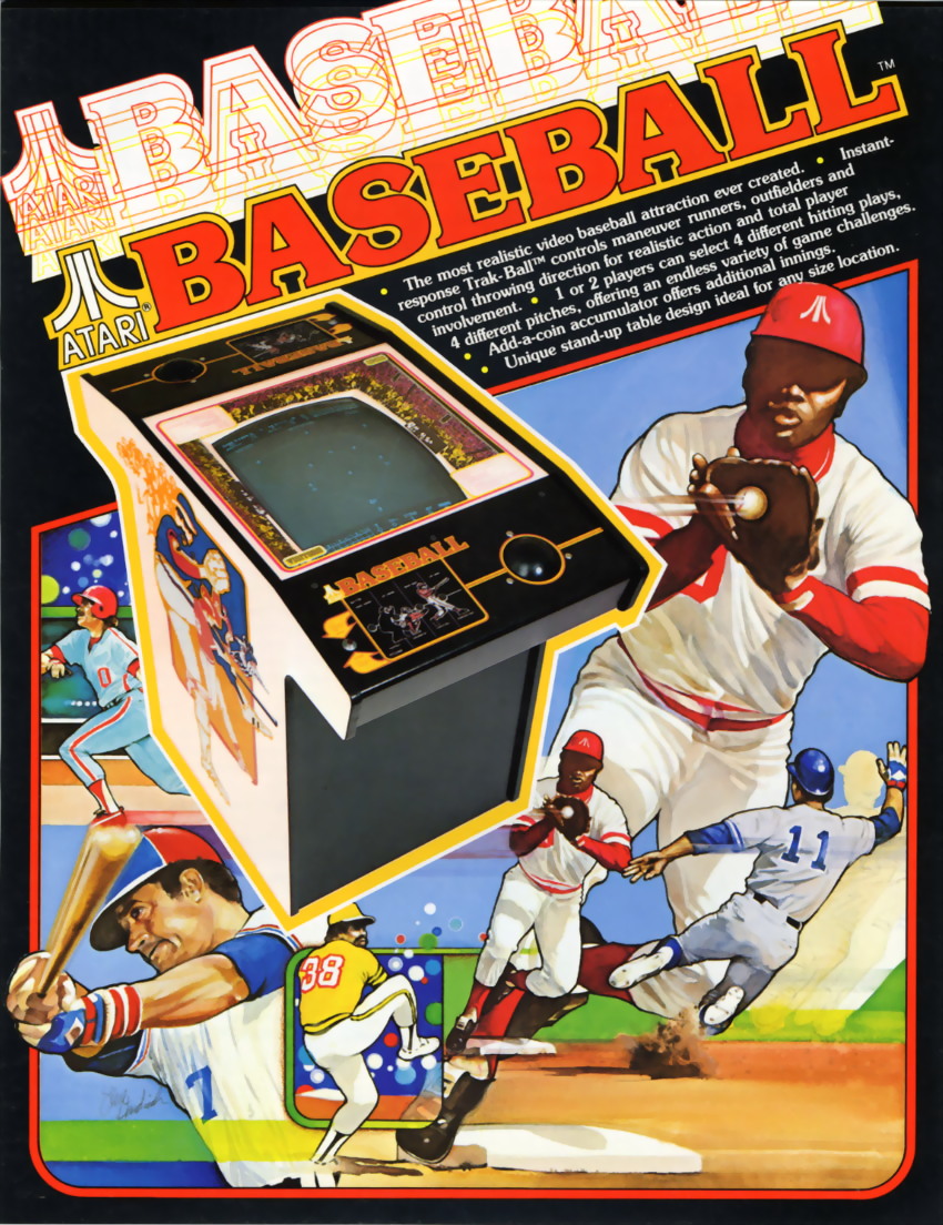 Atari Baseball (set 1) flyer