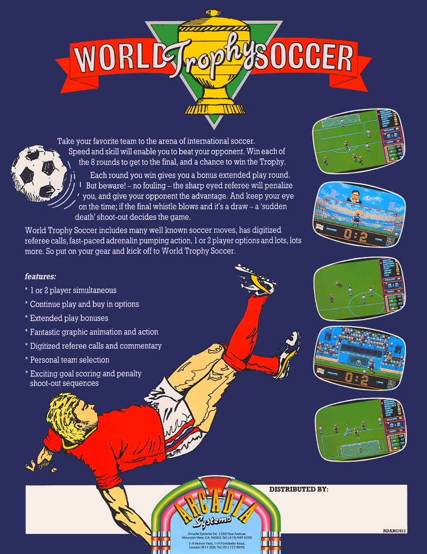 World Trophy Soccer (Arcadia, V 3.0) flyer