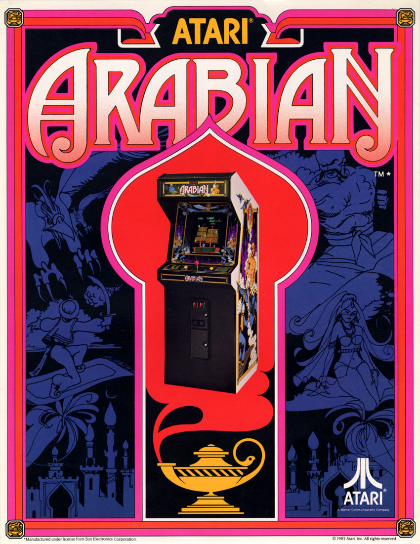 Arabian (Atari) flyer