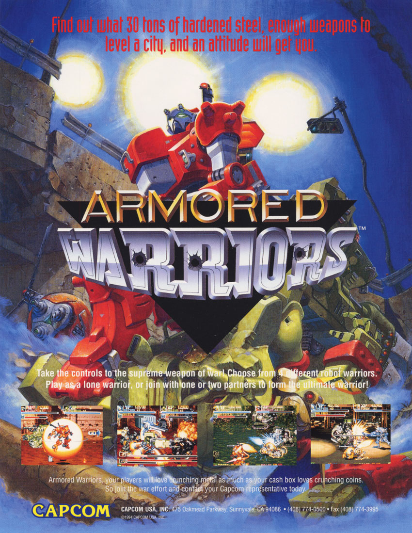 Armored Warriors (Euro 941024) flyer