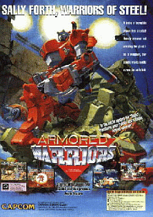 Armored Warriors (Asia 941024) flyer