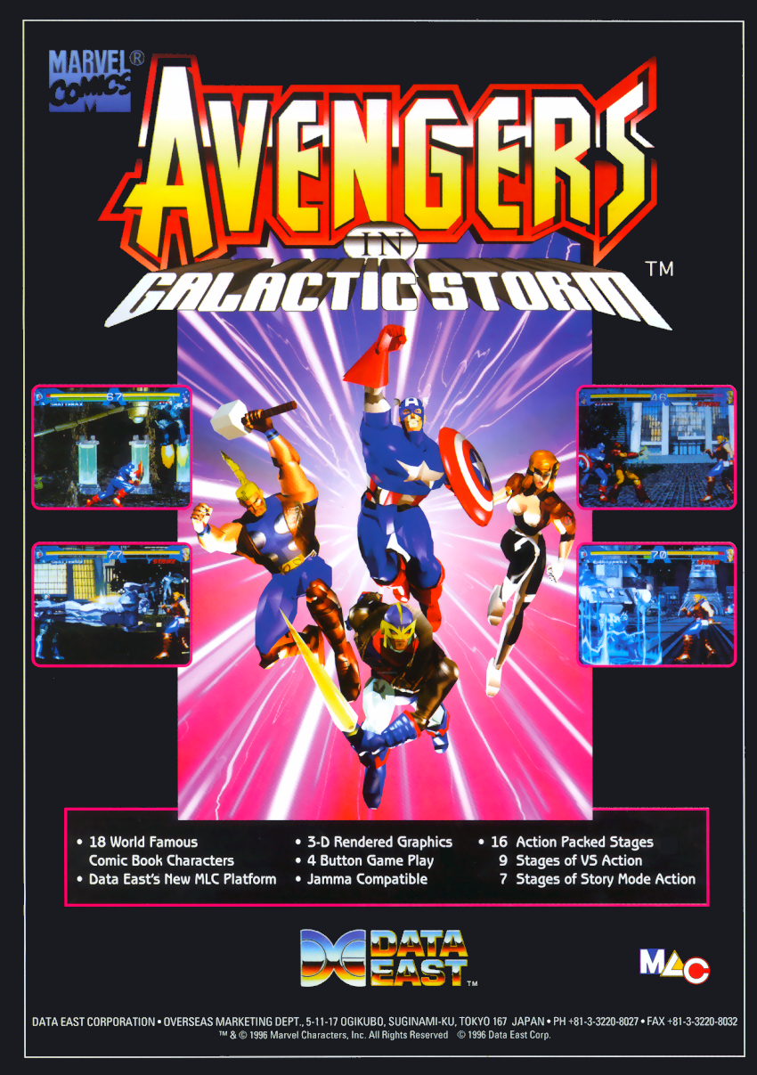 Avengers In Galactic Storm (US) flyer