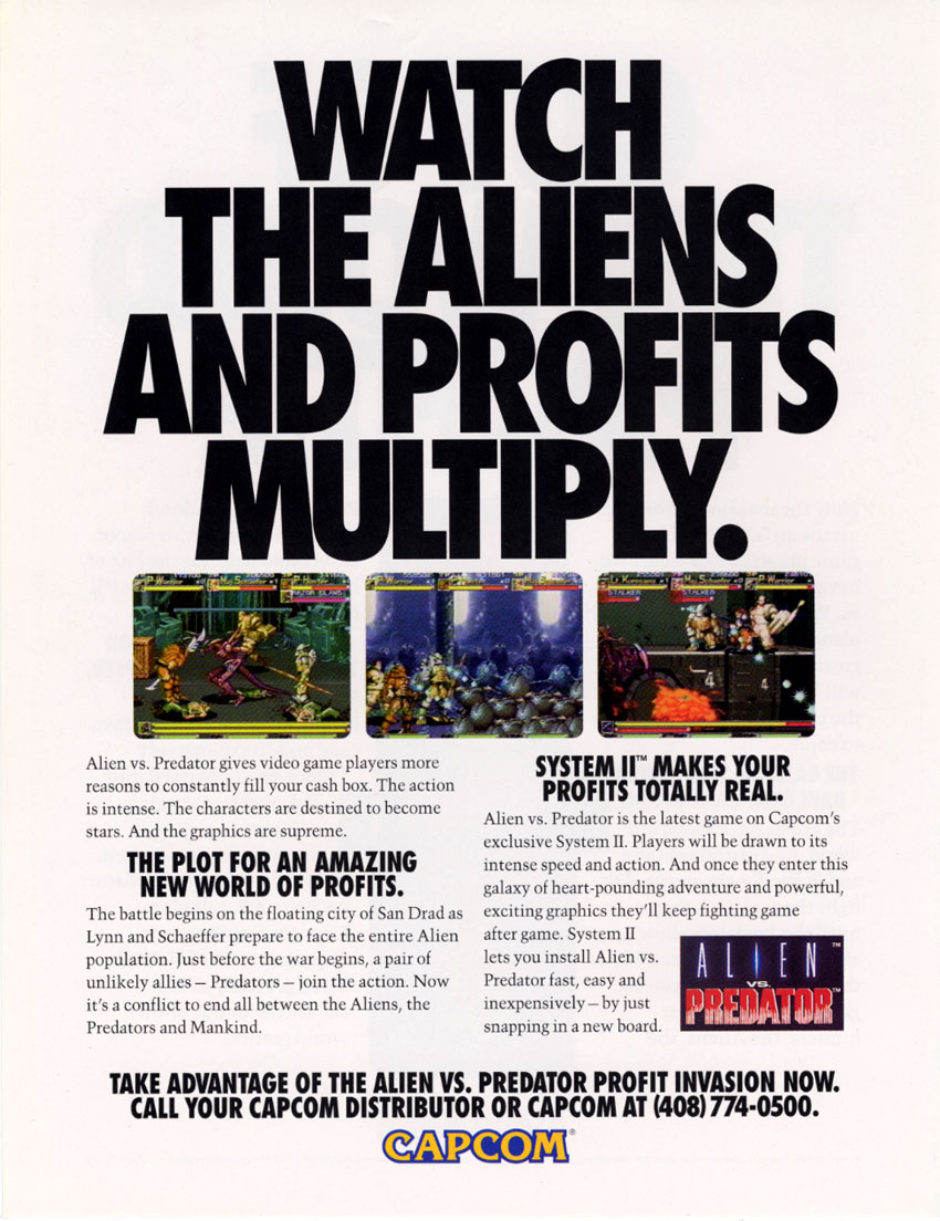 Alien vs. Predator (USA 940520) flyer