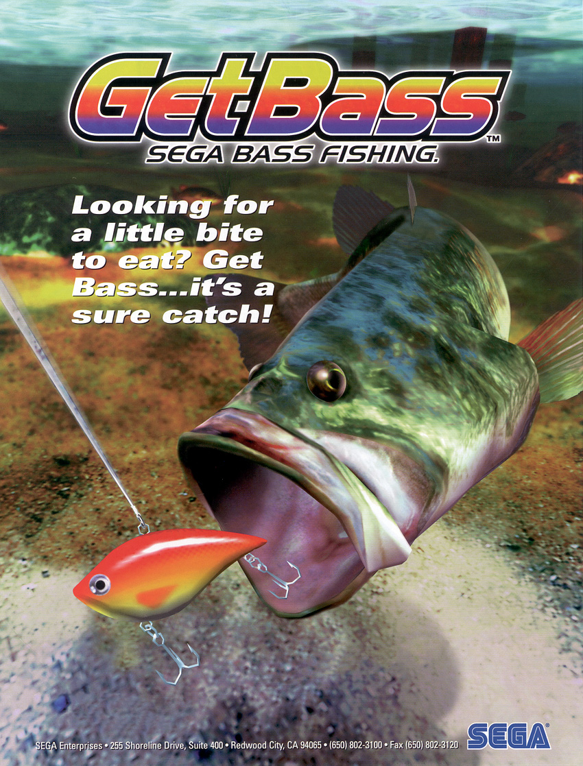 Sega Bass Fishing (Japan) flyer
